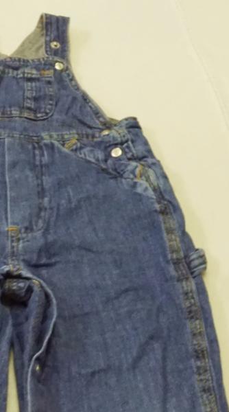 gefütterte Jeanslatzhose Gr. 86 (294)